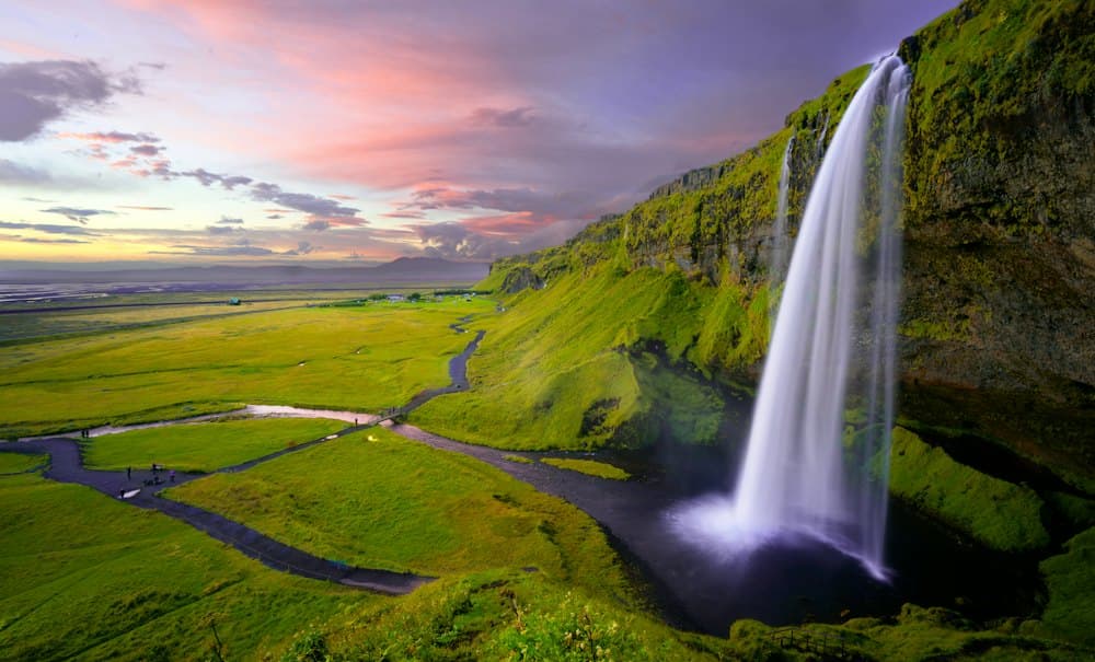 Paisaje volcánico de Islandia